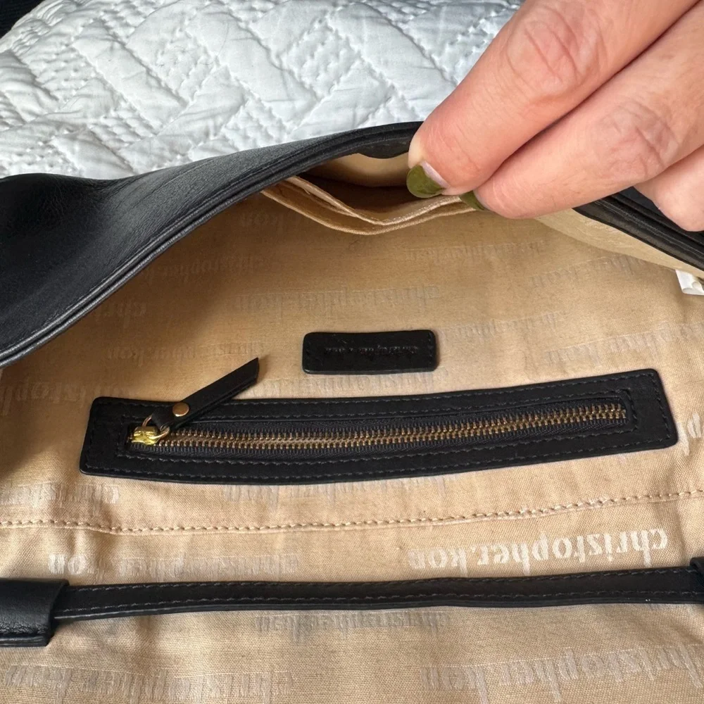 Black and Brown Shoulder Bag